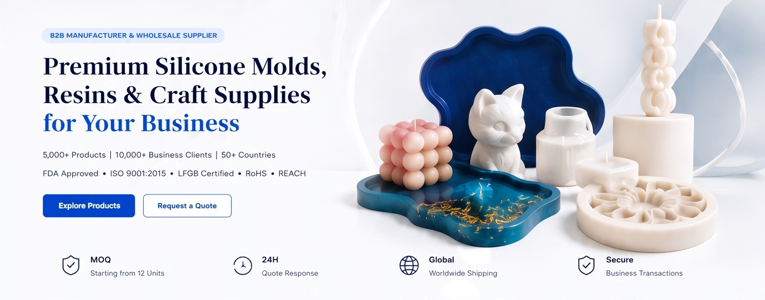 Premium Silicone Molds, Resins & Craft Supplies for Your Business