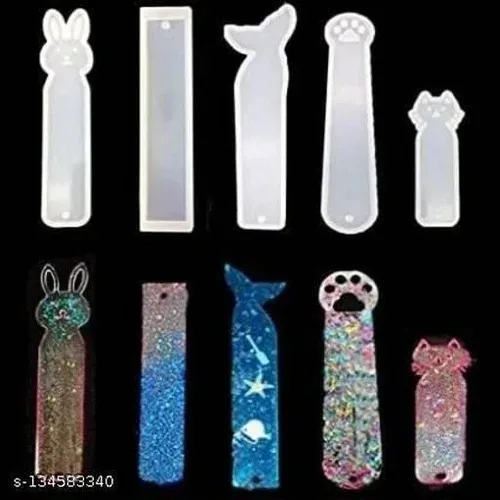 5 pcs bookmark mould 97grm, 4mm depth, lenth-4cm-6cm