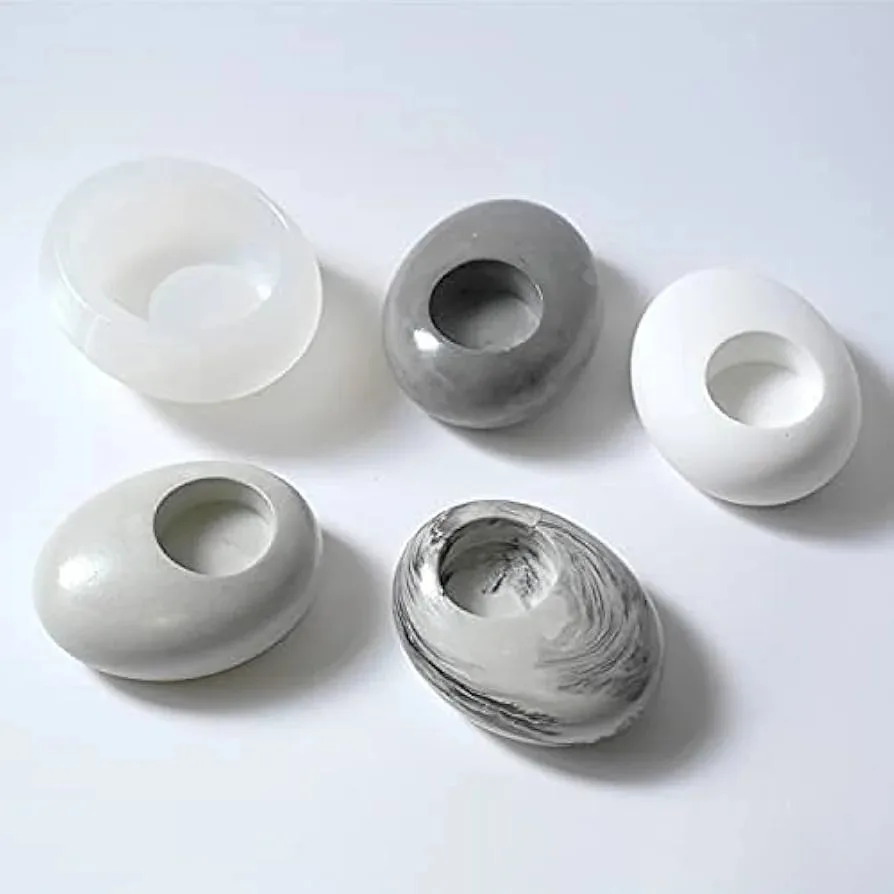 ovalshape Tlight candle mould 44grm, 20mm depth, lenth-10.5cm, width-7cm