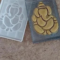 ganesha silicon mould small 109grm, 12mm depth, lenth-17cm, width-12cm