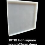 10x10 Inch Square Plain Tray mould min qty 12pcs