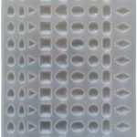 90 cavity jewellery silicone mould min qty 12pcs..RA.