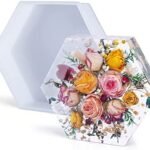 Hexagon shape 8inch wedding mould 27x20cm min qty 12pcs..SAO.