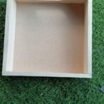 Mdf base wooden tray size  8x8x2