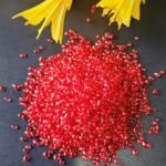 GLASS STONE RED QTY – MIN 12 PKT