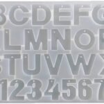 front pouring  with hole alphabet mould  min qty 12pcs  ...je
