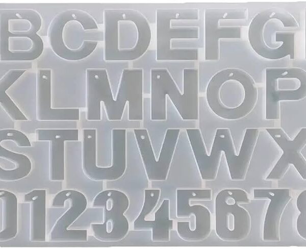 front pouring  with hole alphabet mould  min qty 12pcs  ...je