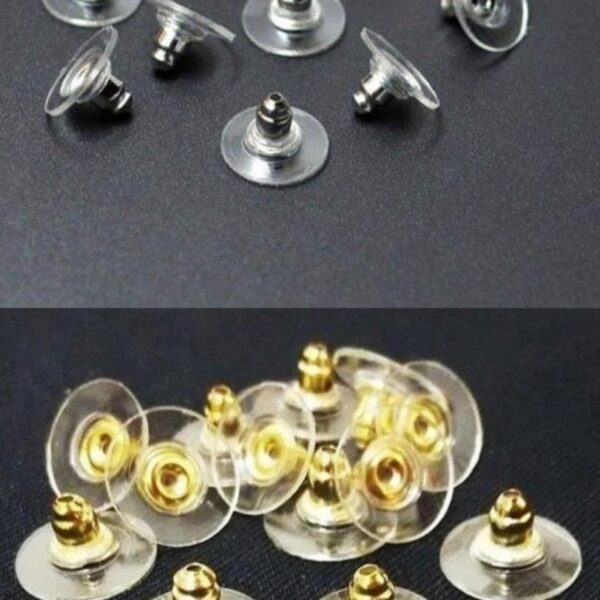 Earing Button 5000 pcs pkt gold and silver