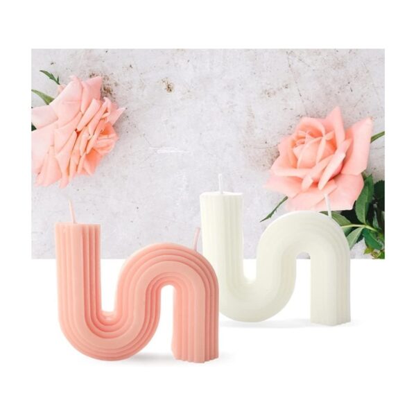 S Candle Mould /Min.Qty-12 Pcs .xeo /Size-8.8*6