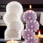 FlowerCandle mould/ Min.Qty-12Pcs/x.suo /Size-13*5.5*3.4