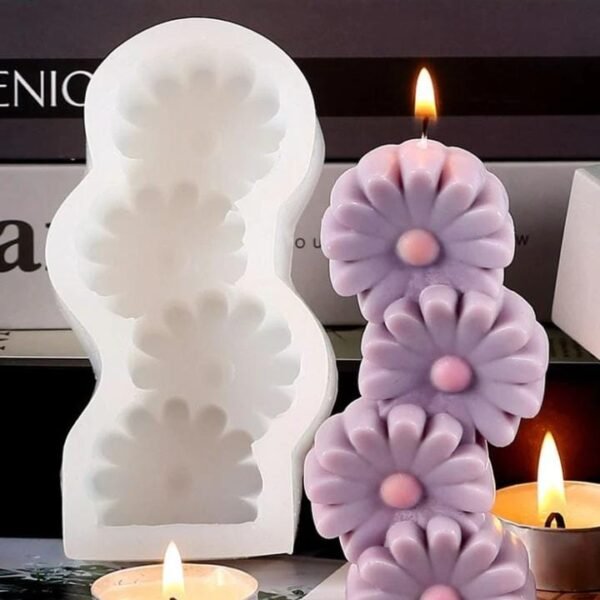 FlowerCandle mould/ Min.Qty-12Pcs/x.suo /Size-13*5.5*3.4
