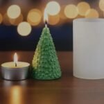 Tree Candle Mould/ Min.Qty-12 Pcs/ x.re/ Size- 5.2*5.2*7.5