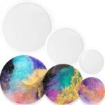 3inch 4inch 5inch round combo silicone mould min qty 12pcs..TE.