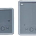 Spotify music mould 2pcs  sat big=6x8cm 5mm depth small=5x6cm 5mm depth min qty 12pcs..ue.