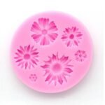 6 Cavity flower mould size-6.5*6.5cm QTY-min 12 pcs