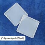 3inch square agate mould min qty 12pcs