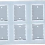 6 cavity Rectangle agate Rakhi mould min qty 12pcs..Po.