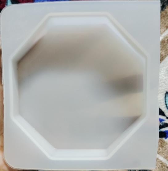 4inch Hexagon coaster Mould 20mm depth Min qty 12pcs..PO.