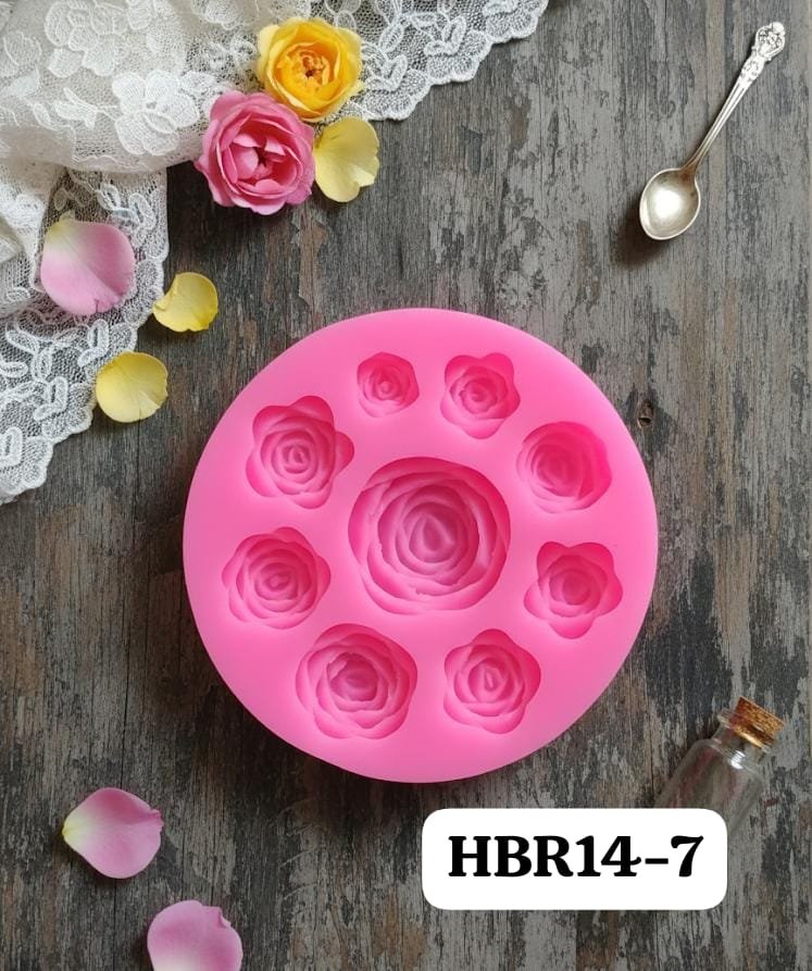 WhatsApp Image 2026-01-28 at 1.04.15 PM (1) Pink 9 cavity rsoe flower - Image 1