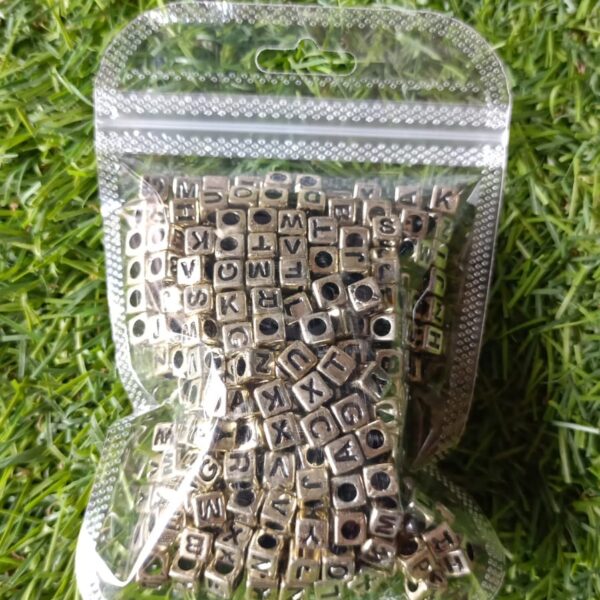 Plastic squre ABCD Beads