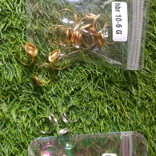 Fingure ring gold and silver