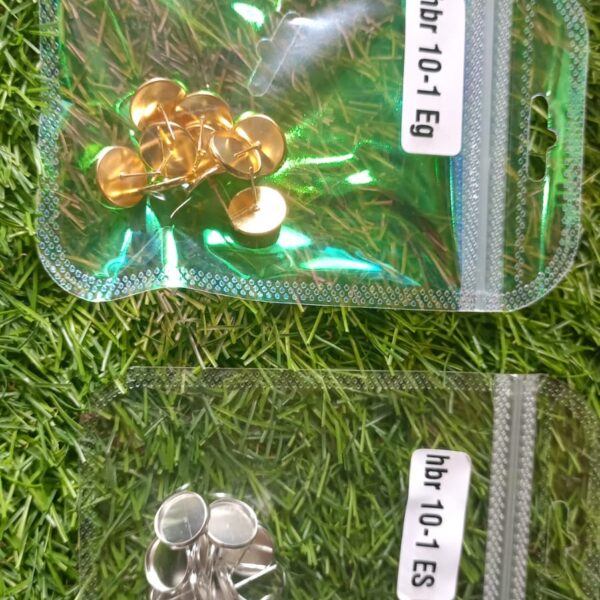 Earing top gold and siver