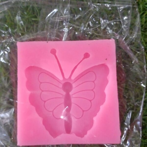 butterfly single cavity pink mould