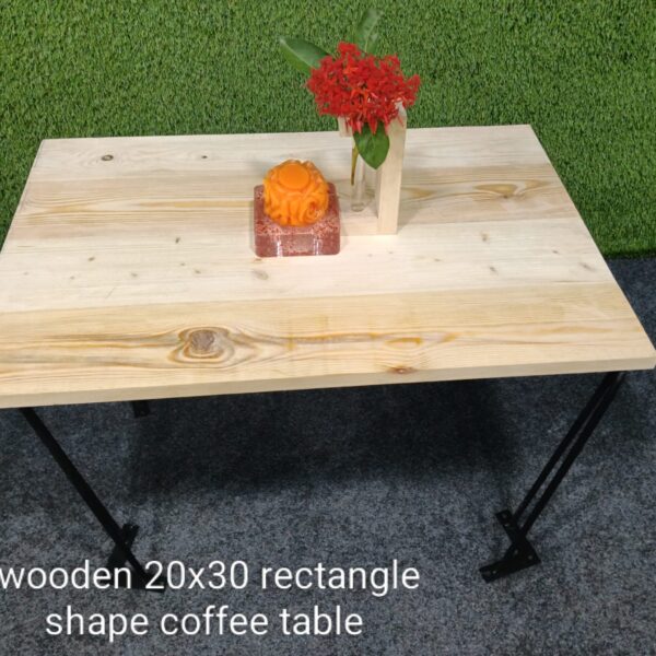 wooden 20x30 coffee table base 20 mm thickness with 4 pcs legs
