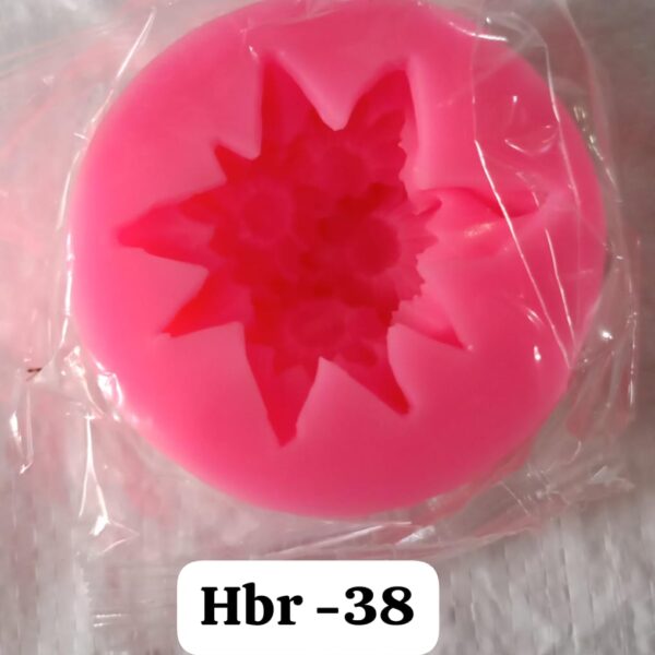 3 pcs mini flower pink mould