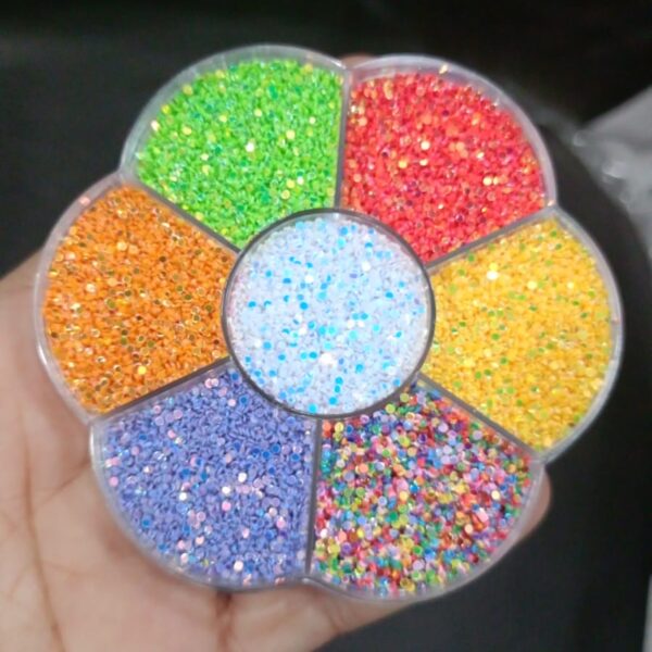 mix glitter dabbi 7 colour combo