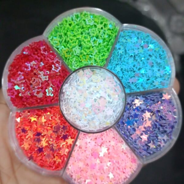 Mix star sequance dabbi 7 colour combo