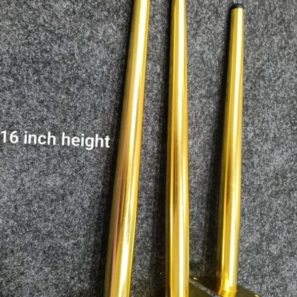 16 " height cross metal legs 3 pcs set