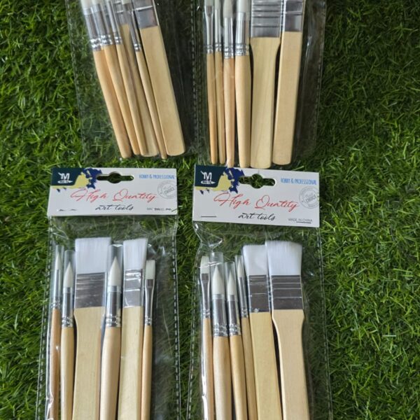 6 PCS oil paints brush