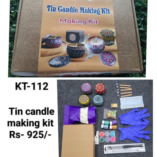 KT-112 Tin candle making kit