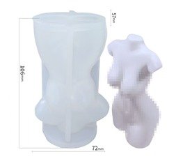HBR 36-22 women body candle mould