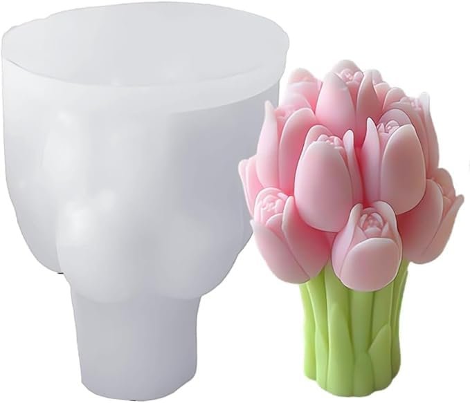 WhatsApp Image 2026-02-17 at 5.52.53 PM tulip bunch candle mould - Image 1