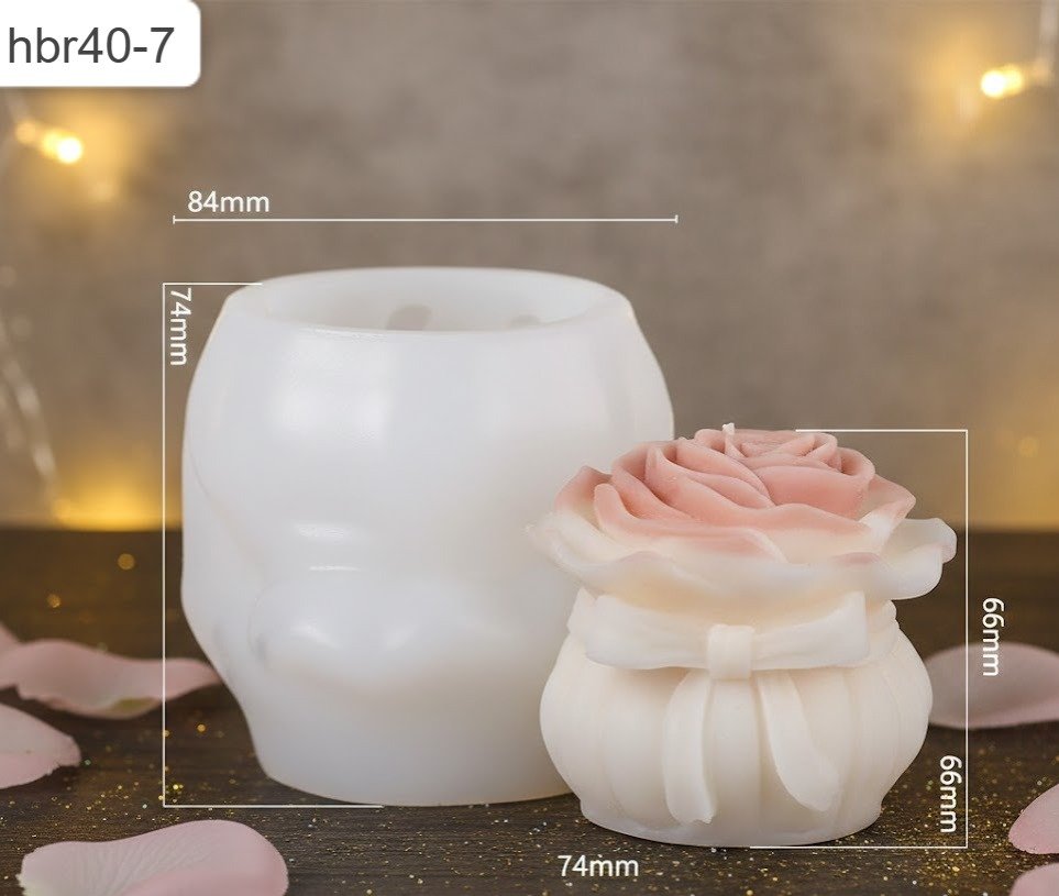 WhatsApp Image 2026-02-26 at 3.26.28 PM HBR40-07 Pot Flower Candle Mould - Image 1