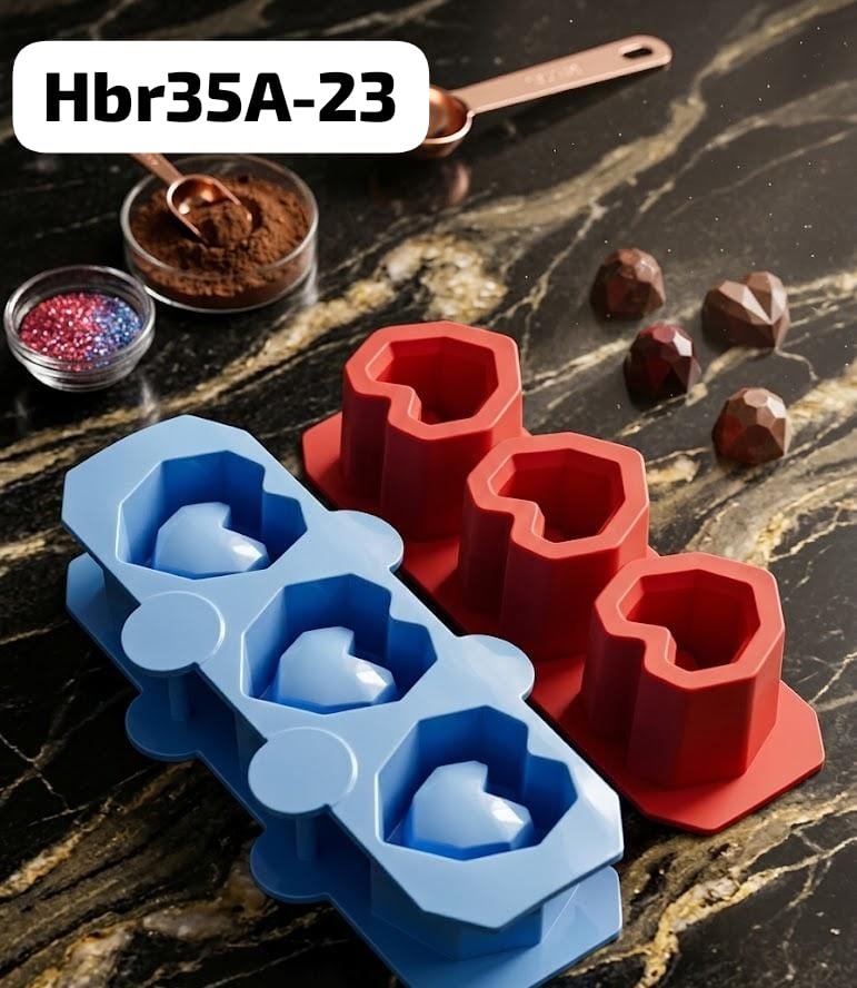 WhatsApp Image 2026-03-16 at 10.50.12 AM HBR35A-23 3 cavity heart planter mould - Image 1