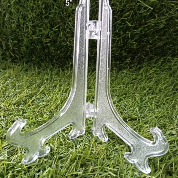 HD146 transparent Acrylic Stand 5" / min qty 12 pcs