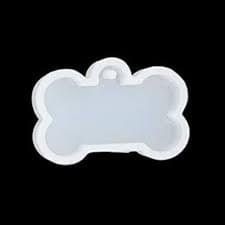 dog1 2.2inch dog tag mould 6x4cm min qty 12pcs..a. - Image 1