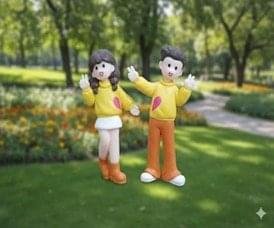 image (6) C007 Miniature 2 pcs set Rs -49/- - Image 1