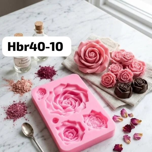 HBR40-10 Flower pink mould 204 grm