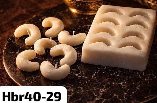 HBR40-29 8 Cavity kaju(cashew) mould Size -8x7cm Wight -94 grm - Image 1