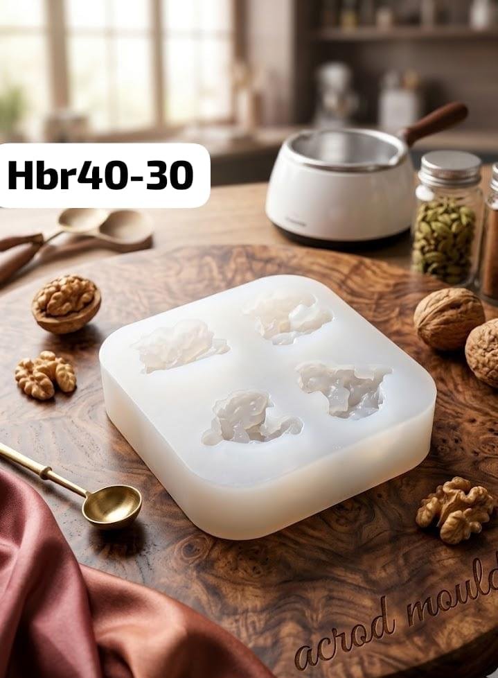 WhatsApp Image 2026-07-21 at 4.16.05 PM (2) HBR40-30 4 cavity acrod mould Size -6.5x6.5cm Wight -72grm - Image 1