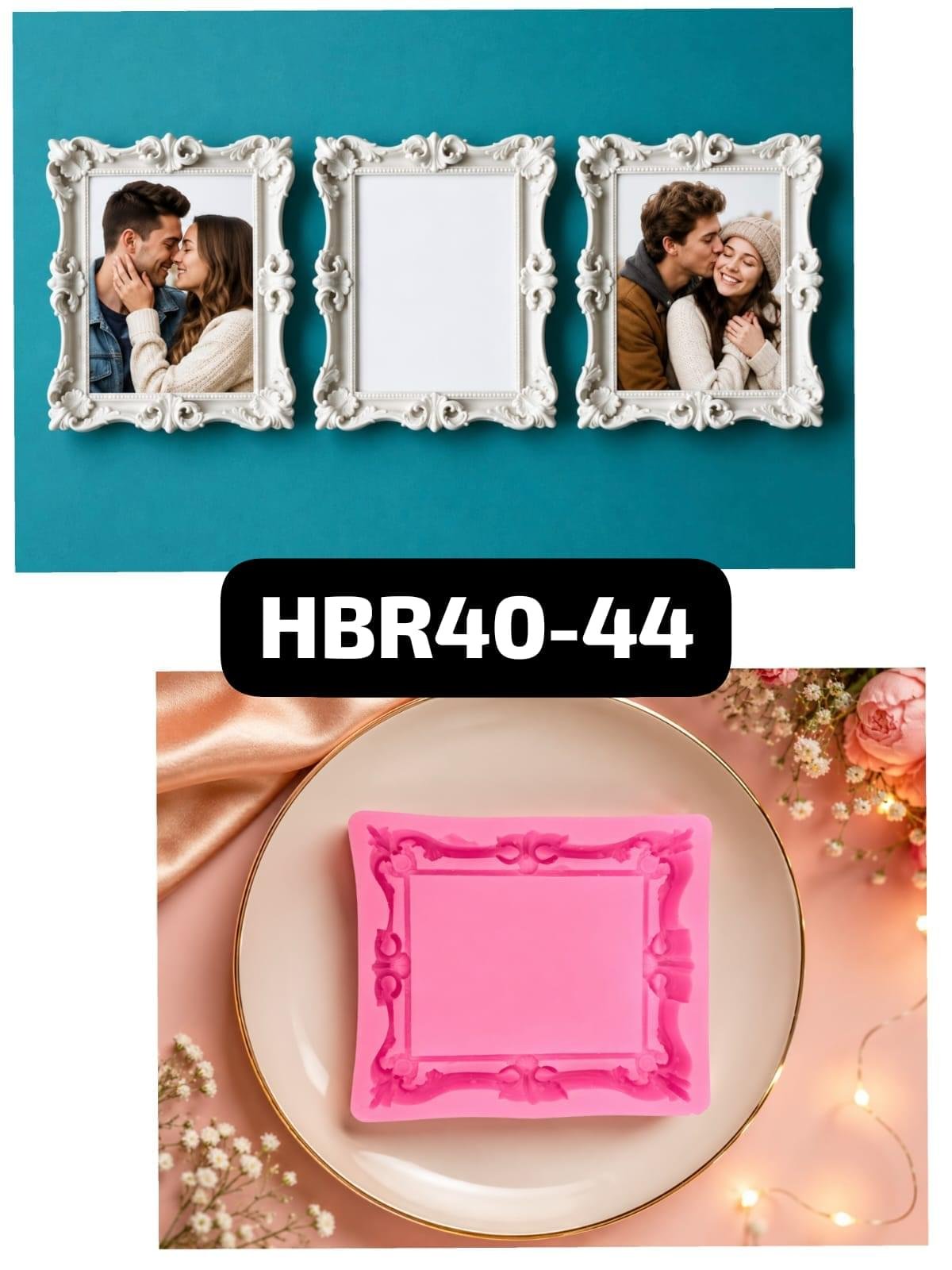 HBR40-44 Mini Square Frame Mould Weight – 39grm - Image 1