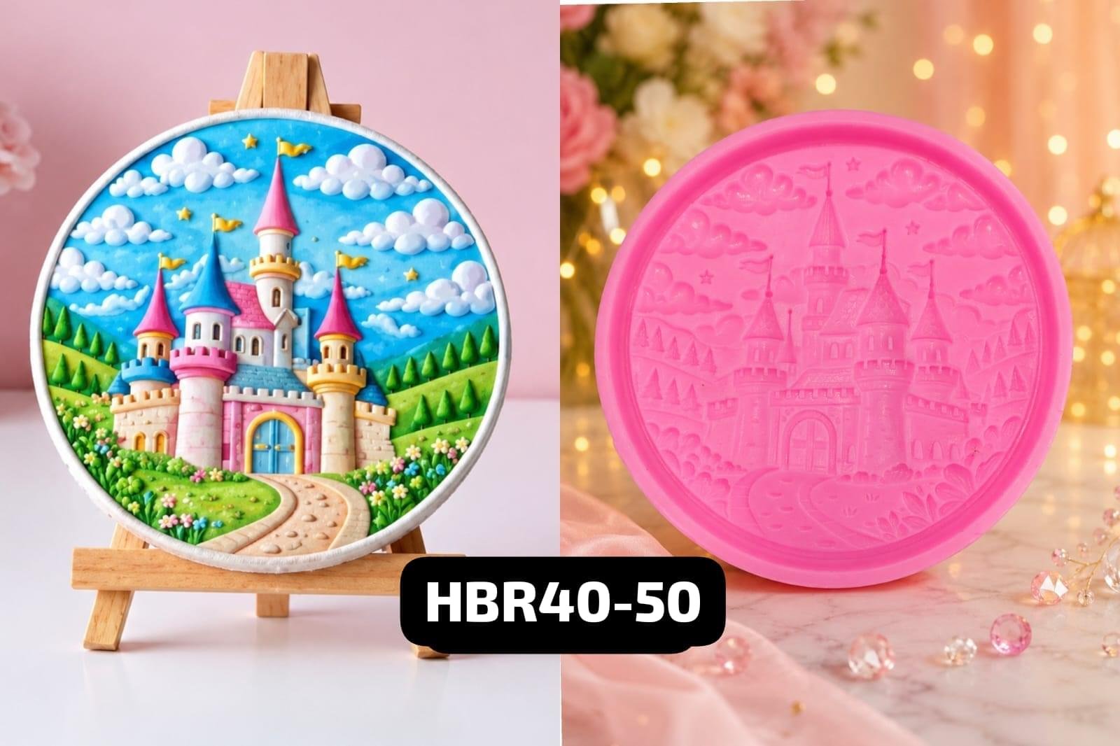HBR40-50 Castle Keepsake Canvas Mould Weight -176grm - Image 1