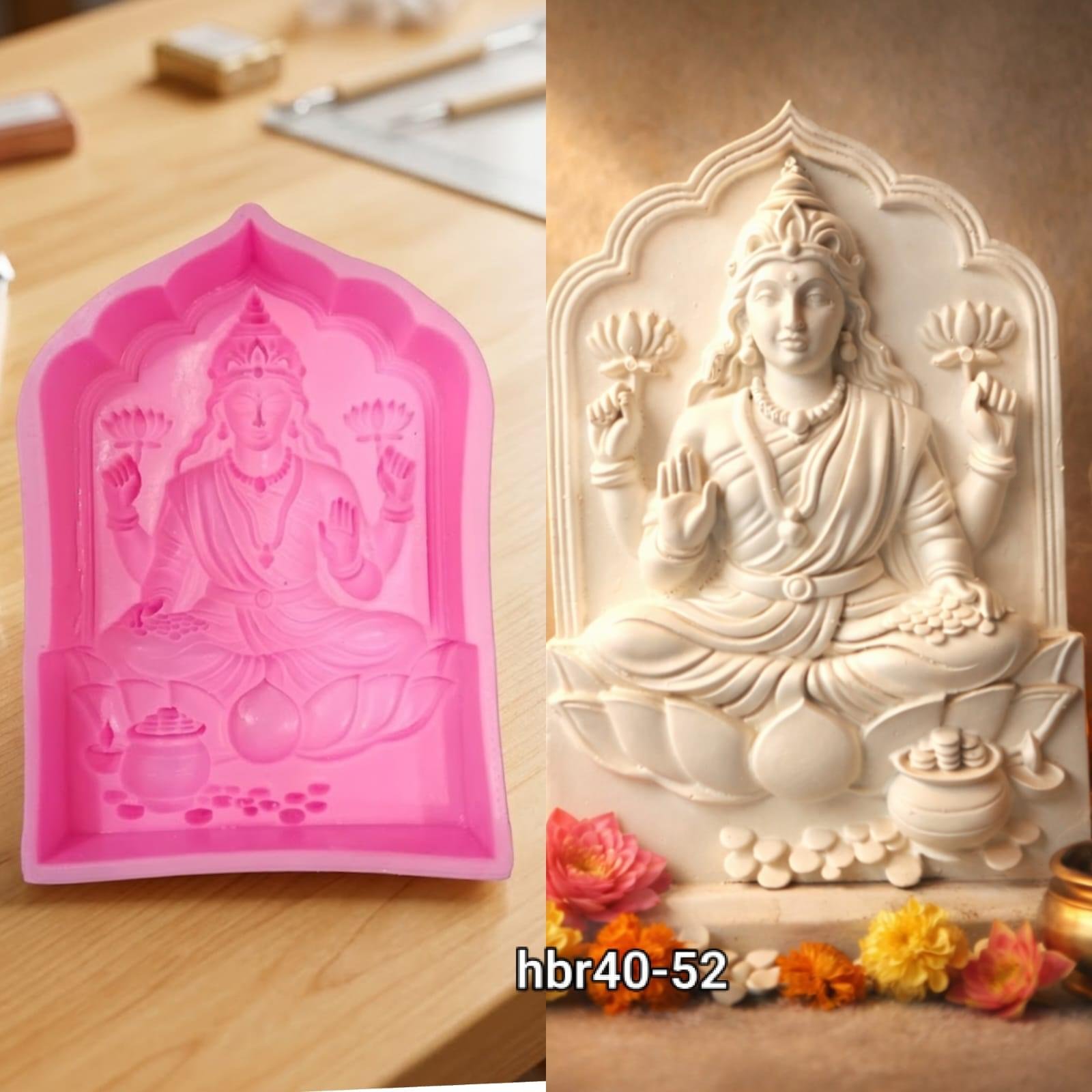 HBR40-52 Laxmi ji mould   Weight-190 grm - Image 1
