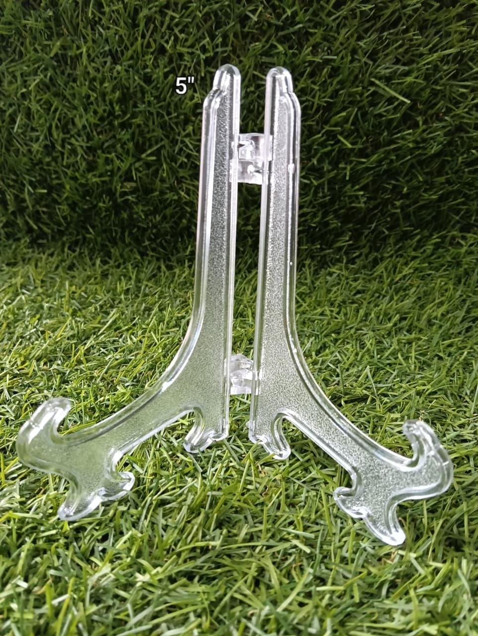HD146 transparent Acrylic Stand 5" / min qty 12 pcs - Image 1